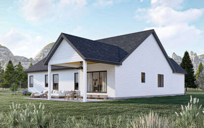 Modern Farmhouse House Plan #963-00758 Elevation Photo