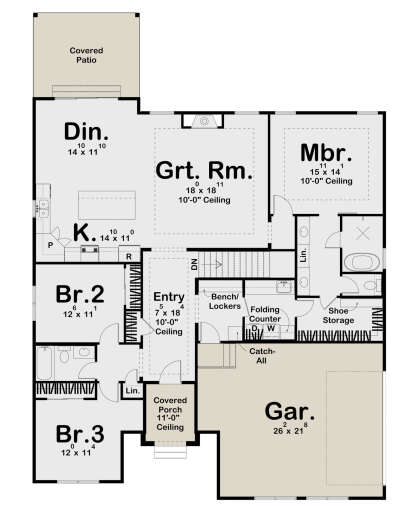 Main Floor  for House Plan #963-00758