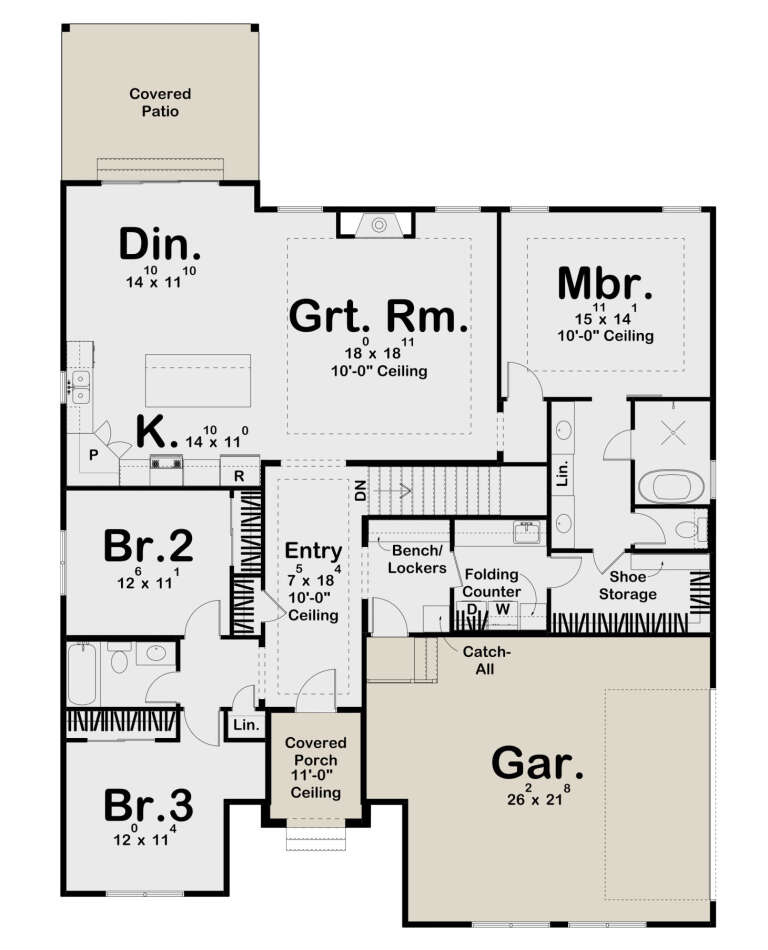 House Plan House Plan #28843 Drawing 1