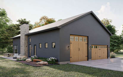 Barn House Plan #963-00759 Elevation Photo