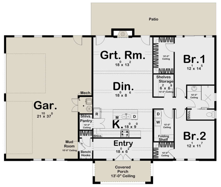 House Plan House Plan #28844 Drawing 1