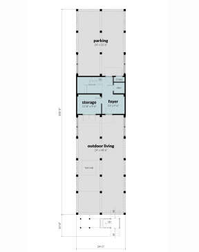 Lower Floor for House Plan #028-00181