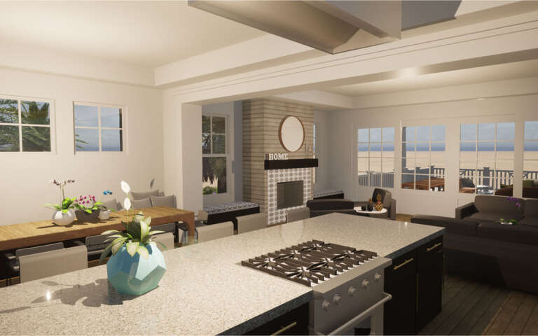 Coastal House Plan #028-00181 Additional Photo