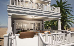 Coastal House Plan #028-00181 Additional Photo
