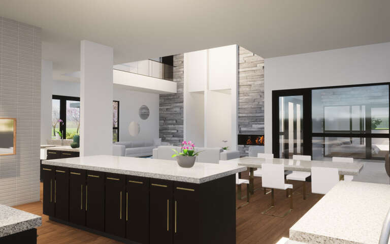 Contemporary House Plan #028-00182 Additional Photo