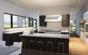 Contemporary House Plan #028-00182 Additional Photo