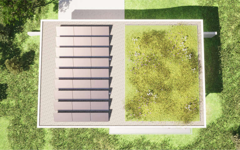 Modern House Plan #028-00185 Elevation Photo