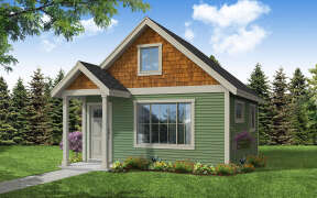 Cottage House Plan #035-01055 Elevation Photo
