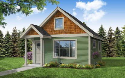 House Plan House Plan #28853 Angled Front Elevation