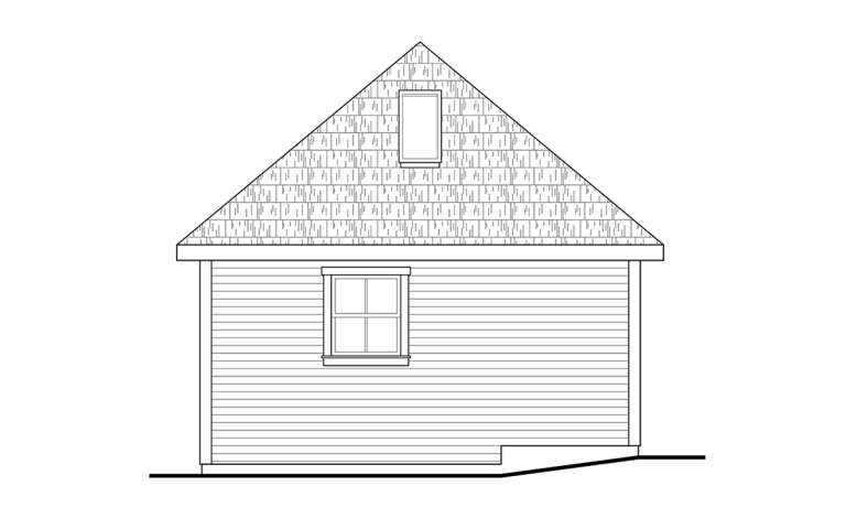 Cottage House Plan #035-01055 Elevation Photo