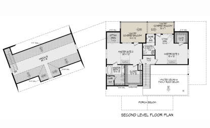 Second Floor for House Plan #940-00740