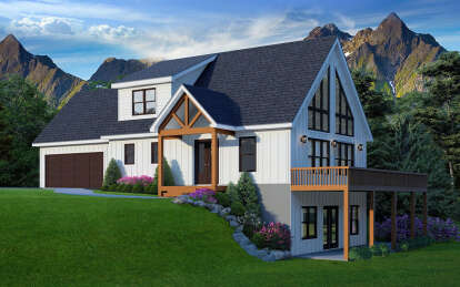 Mountain House Plan #940-00743 Elevation Photo
