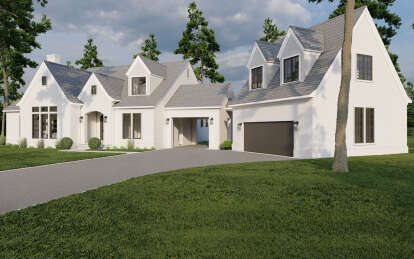 European House Plan #8318-00345 Elevation Photo