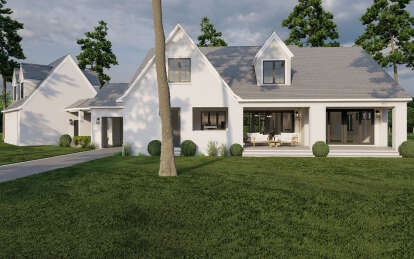 European House Plan #8318-00345 Elevation Photo