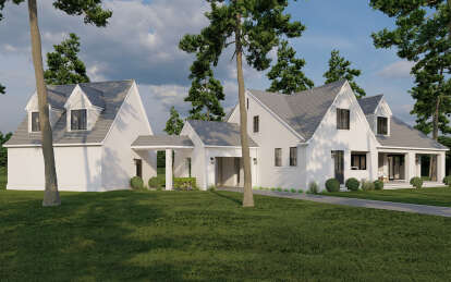 European House Plan #8318-00345 Elevation Photo