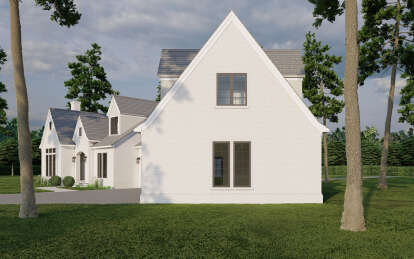 European House Plan #8318-00345 Elevation Photo