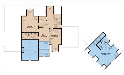Second Floor for House Plan #8318-00345