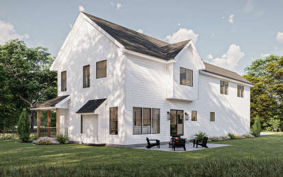 Modern Farmhouse House Plan #963-00761 Elevation Photo