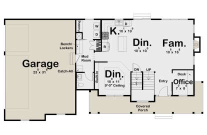 Main Floor  for House Plan #963-00761