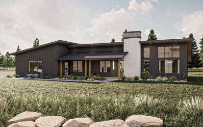 House Plan House Plan #28863 Angled Front Elevation