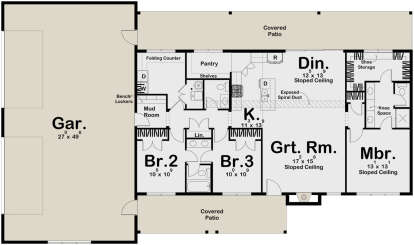 House Plan House Plan #28863 Drawing 1