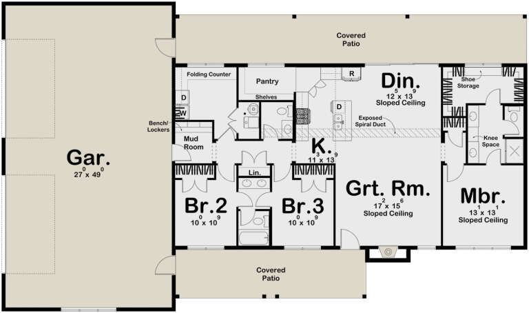 House Plan House Plan #28863 Drawing 1