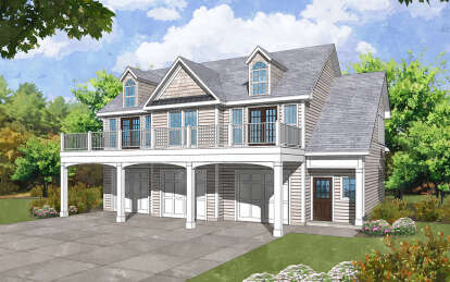 Craftsman House Plan #5458-00100 Elevation Photo