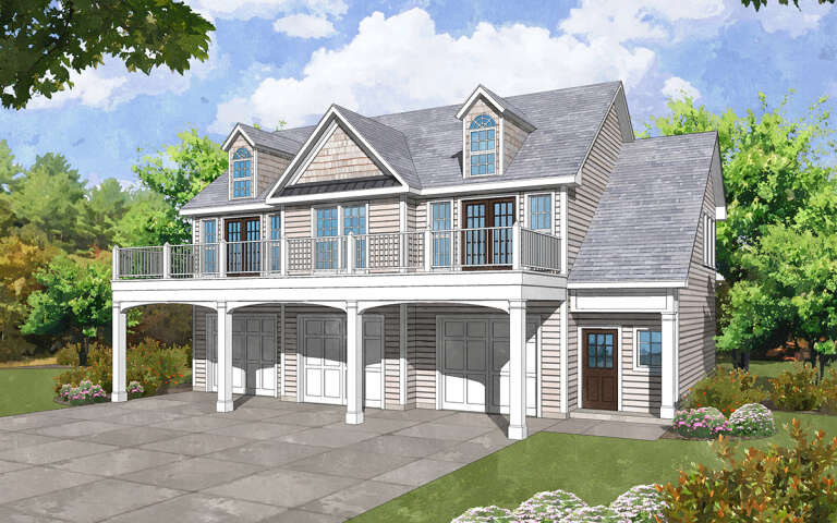 Craftsman House Plan #957-00100 Elevation Photo