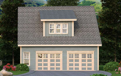 House Plan House Plan #28869 Angled Front Elevation