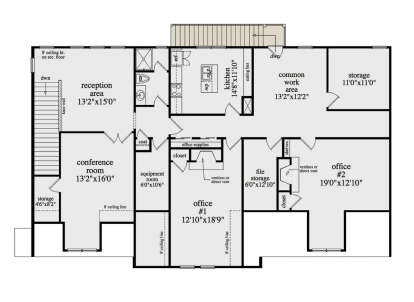 Second Floor for House Plan #5458-00102