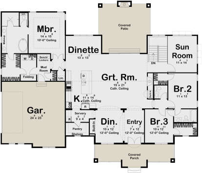 Main Floor  for House Plan #963-00763