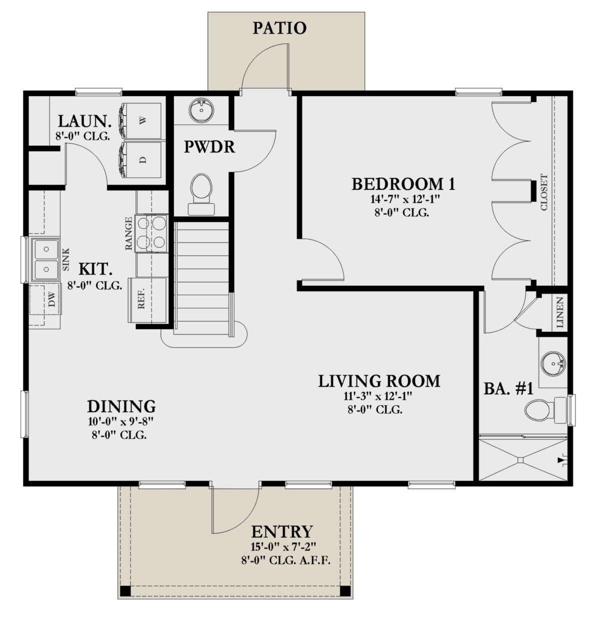 Craftsman Plan 1476 Square Feet 3 Bedrooms 25 Bathrooms 3978 00250