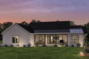 Modern Farmhouse House Plan #009-00339 Elevation Photo
