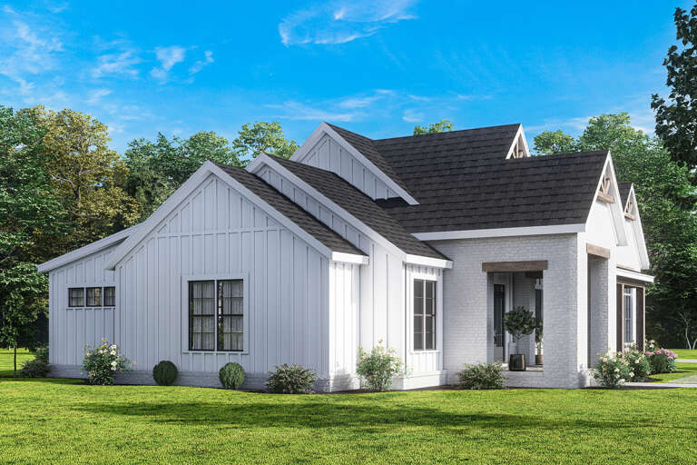 Modern Farmhouse House Plan #009-00339 Elevation Photo