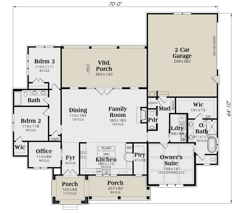 House Plan House Plan #28874 Drawing 1