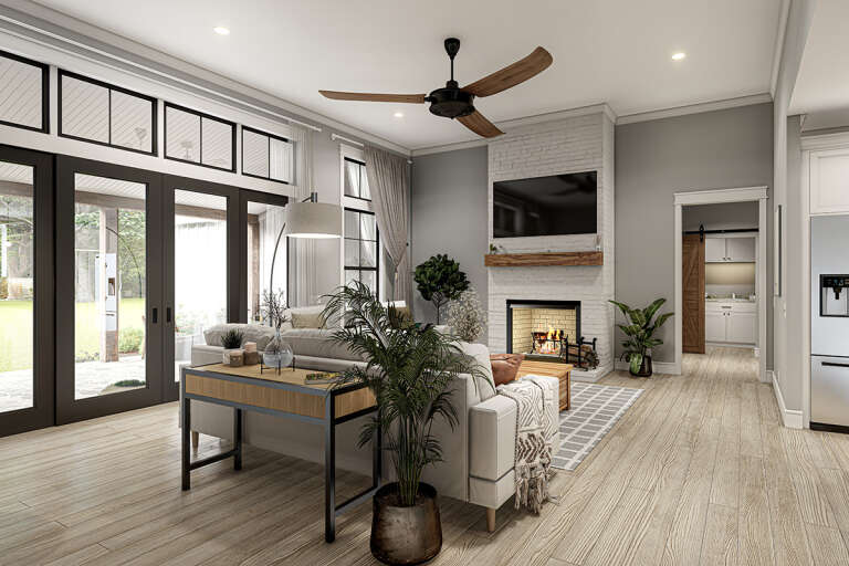 Modern Farmhouse House Plan #009-00339 Additional Photo