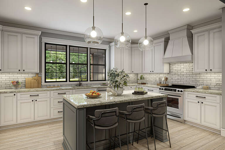 Modern Farmhouse House Plan #009-00339 Additional Photo