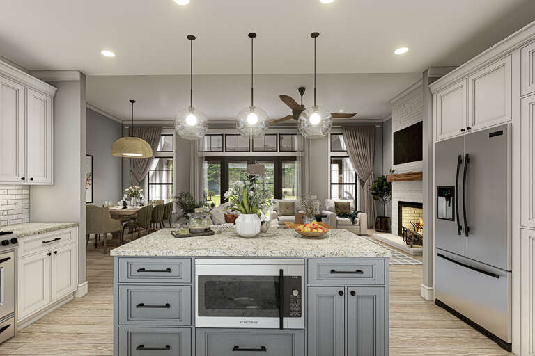 Modern Farmhouse House Plan #009-00339 Additional Photo