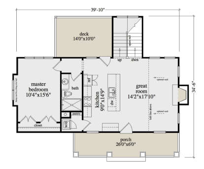 Main Floor  for House Plan #5458-00103
