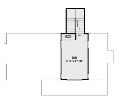 Loft for House Plan #5458-00103