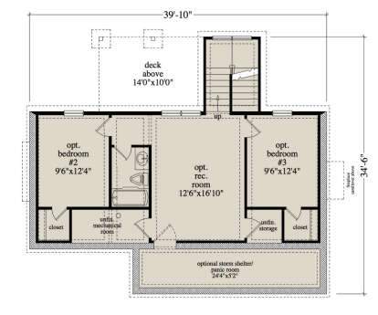 Basement for House Plan #957-00103