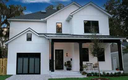 Modern Farmhouse House Plan #3978-00255 Elevation Photo