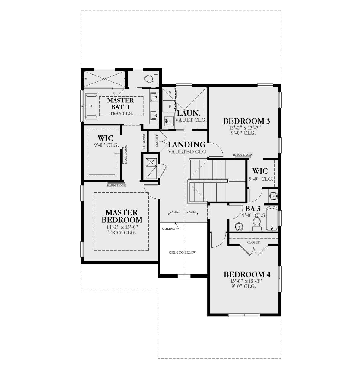 Second Floor for House Plan #3978-00255