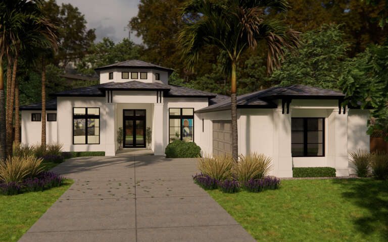 Mediterranean House Plan #3978-00257 Elevation Photo
