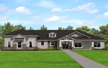 Craftsman House Plan #3978-00258 Elevation Photo