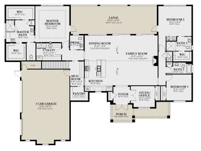 Main Floor  for House Plan #3978-00258