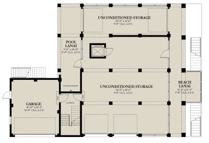 First Floor for House Plan #3978-00259