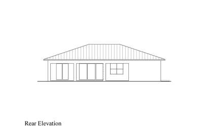 Coastal House Plan #207-00112 Elevation Photo
