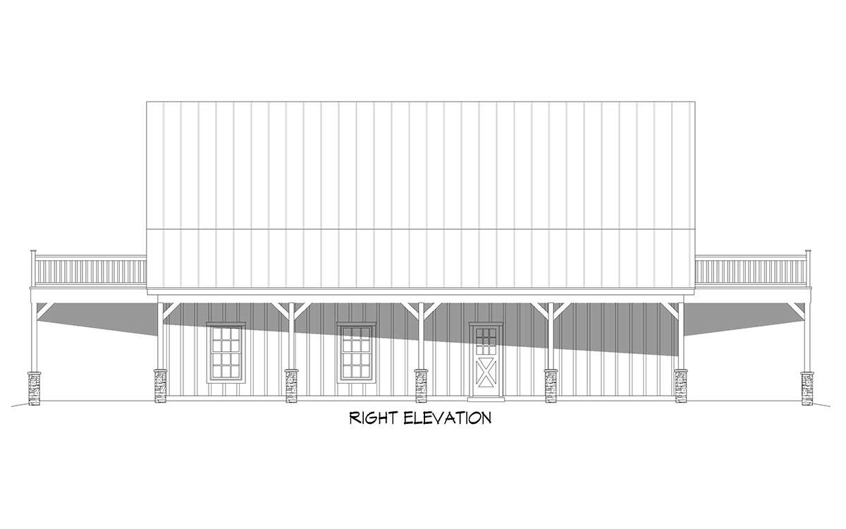 Barn Plan - 1,615 Square Feet, 3 Bedrooms, 3 Bathrooms | Floor Plan ...