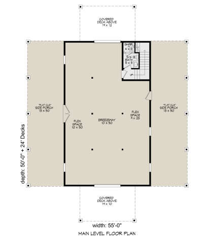 First Floor for House Plan #940-00747